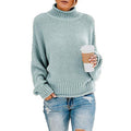 High Neck Knit Pullover